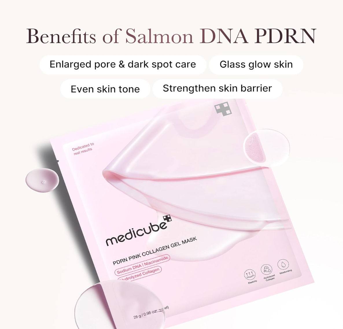 Medicube Salmon DNA PDRN pink collagen jelly gel mask