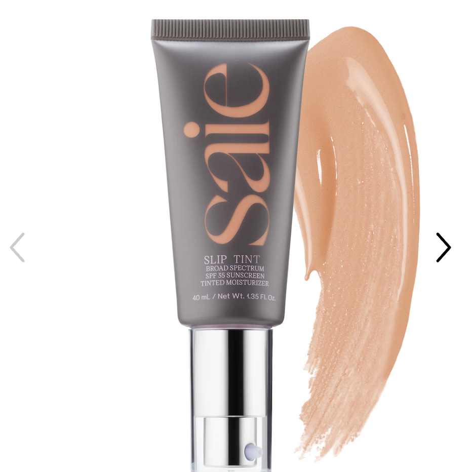 Saie - Slip Tint – Lightweight Tinted Moisturizer with Mineral Zinc SPF 35 and Hyaluronic Acid