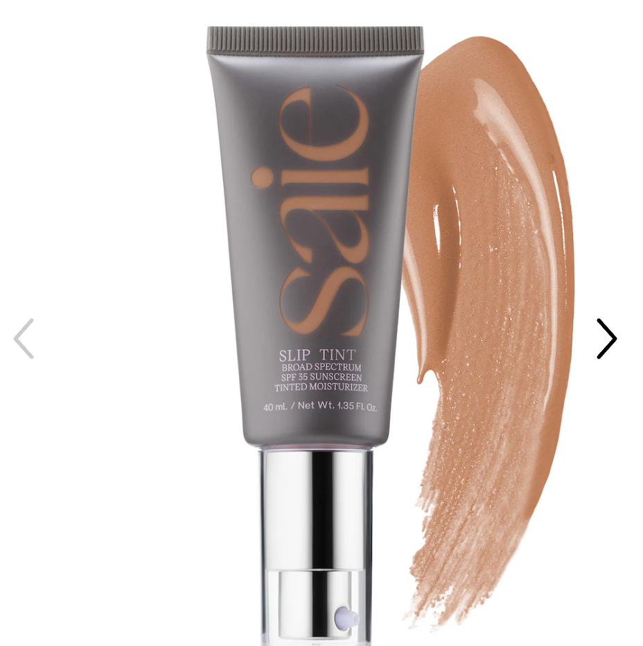 Saie - Slip Tint – Lightweight Tinted Moisturizer with Mineral Zinc SPF 35 and Hyaluronic Acid