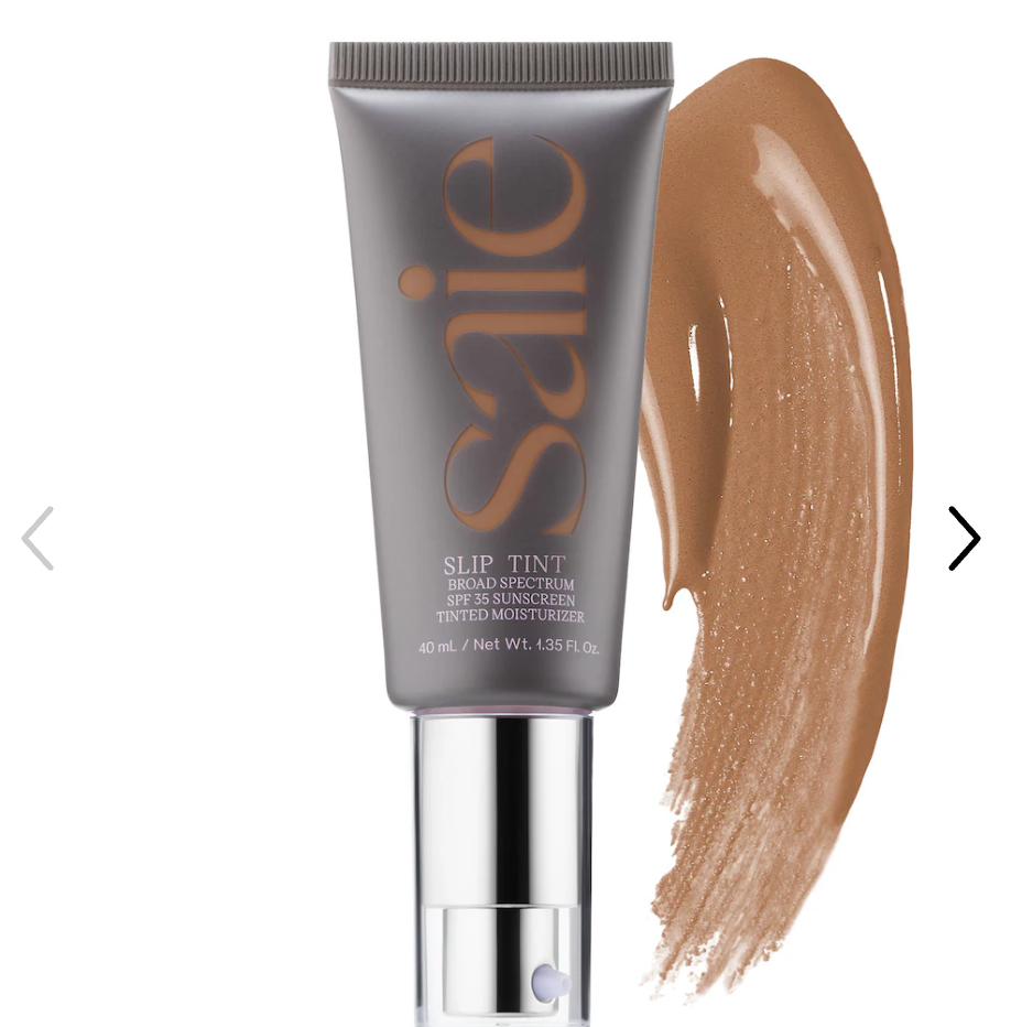 Saie - Slip Tint – Lightweight Tinted Moisturizer with Mineral Zinc SPF 35 and Hyaluronic Acid