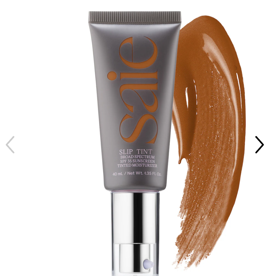 Saie - Slip Tint – Lightweight Tinted Moisturizer with Mineral Zinc SPF 35 and Hyaluronic Acid