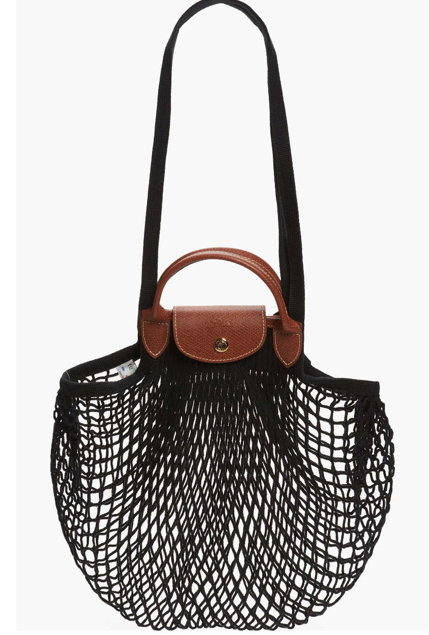 Le Pliage Filet Knit Shoulder Bag