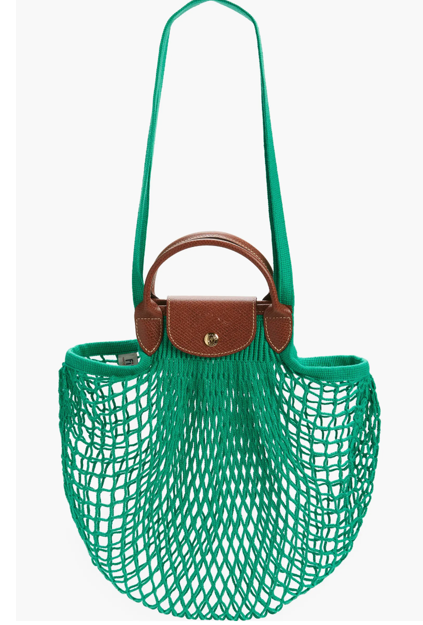 Le Pliage Filet Knit Shoulder Bag