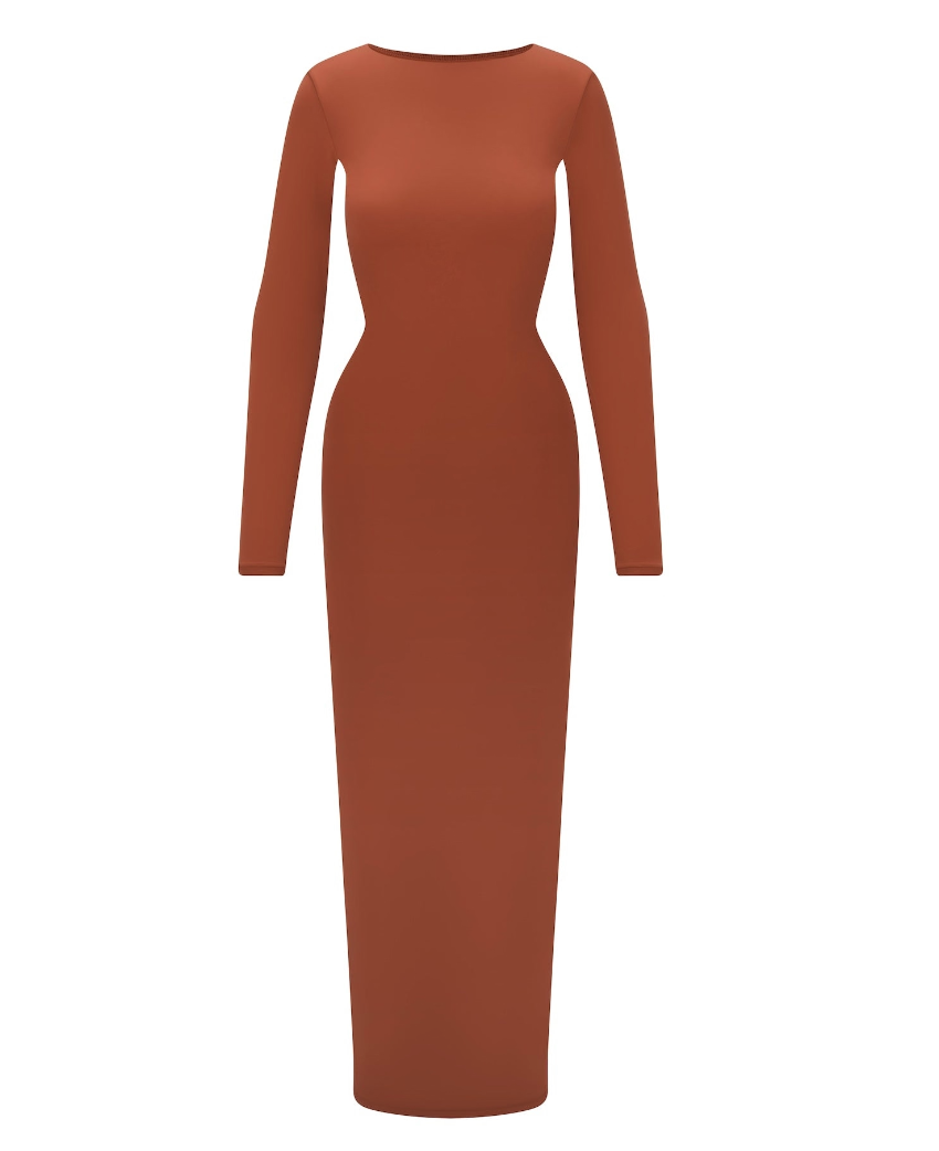 LOW BACK LONG DRESS
