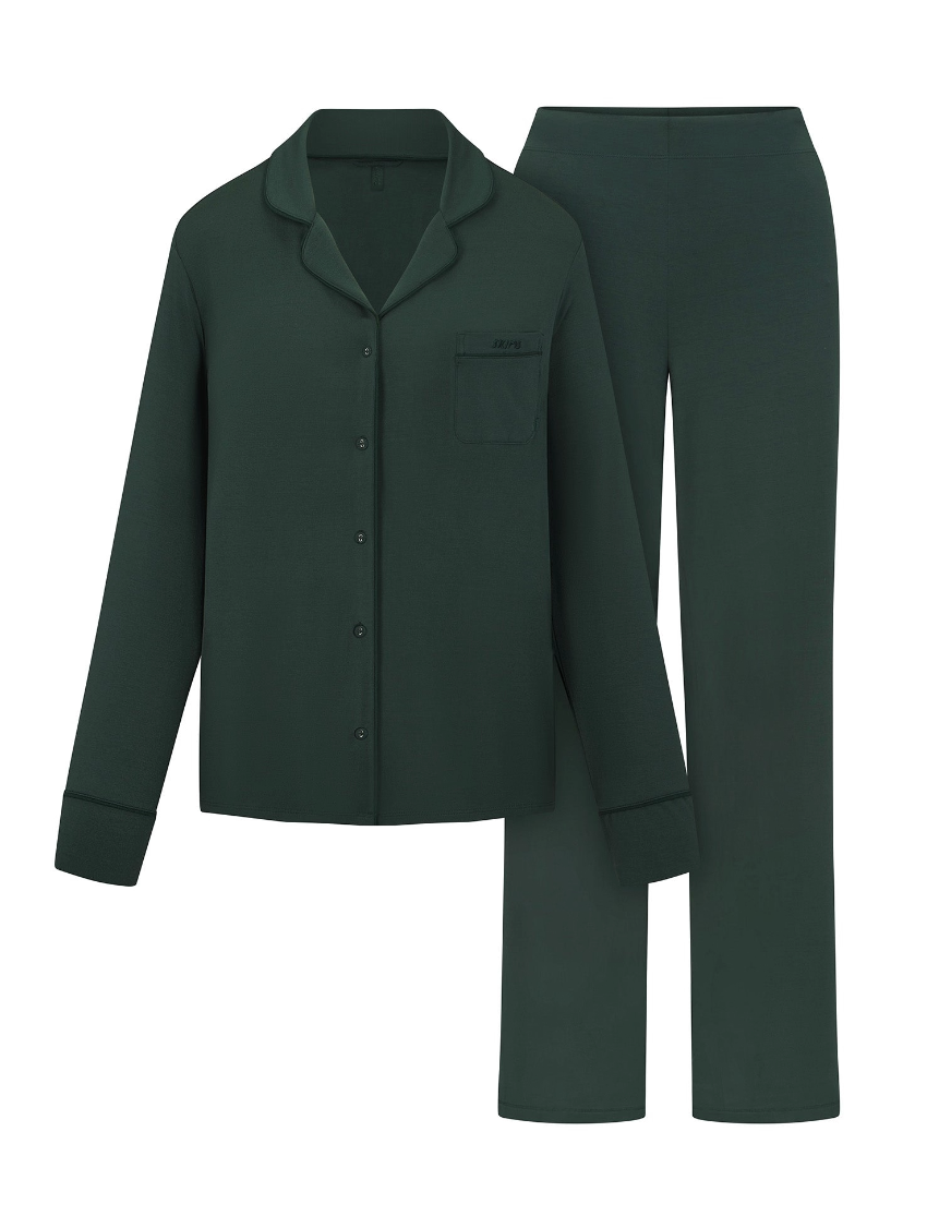 LONG SLEEVE BUTTON UP SET