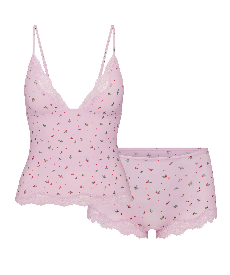 TRIANGLE CAMI AND BOY SHORT SET SLEEP