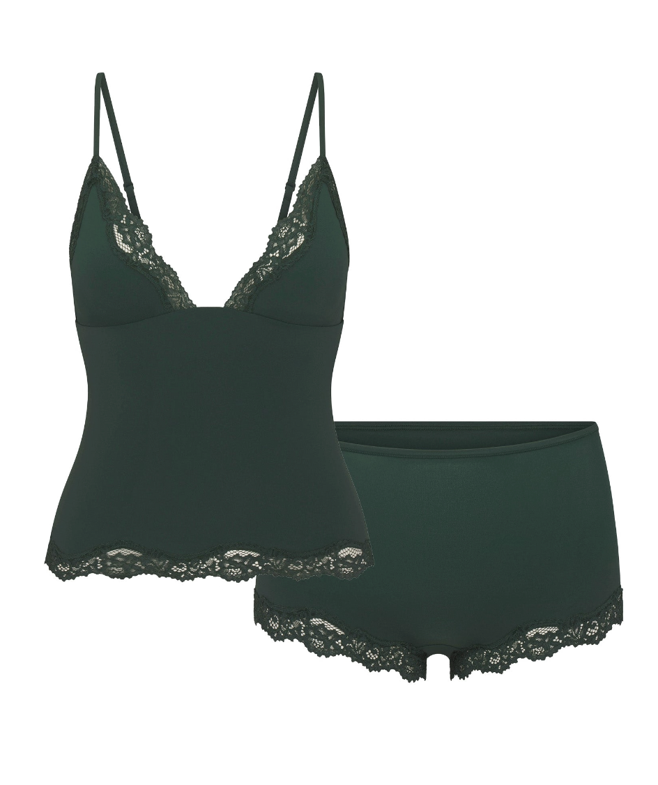 TRIANGLE CAMI AND BOY SHORT SET SLEEP
