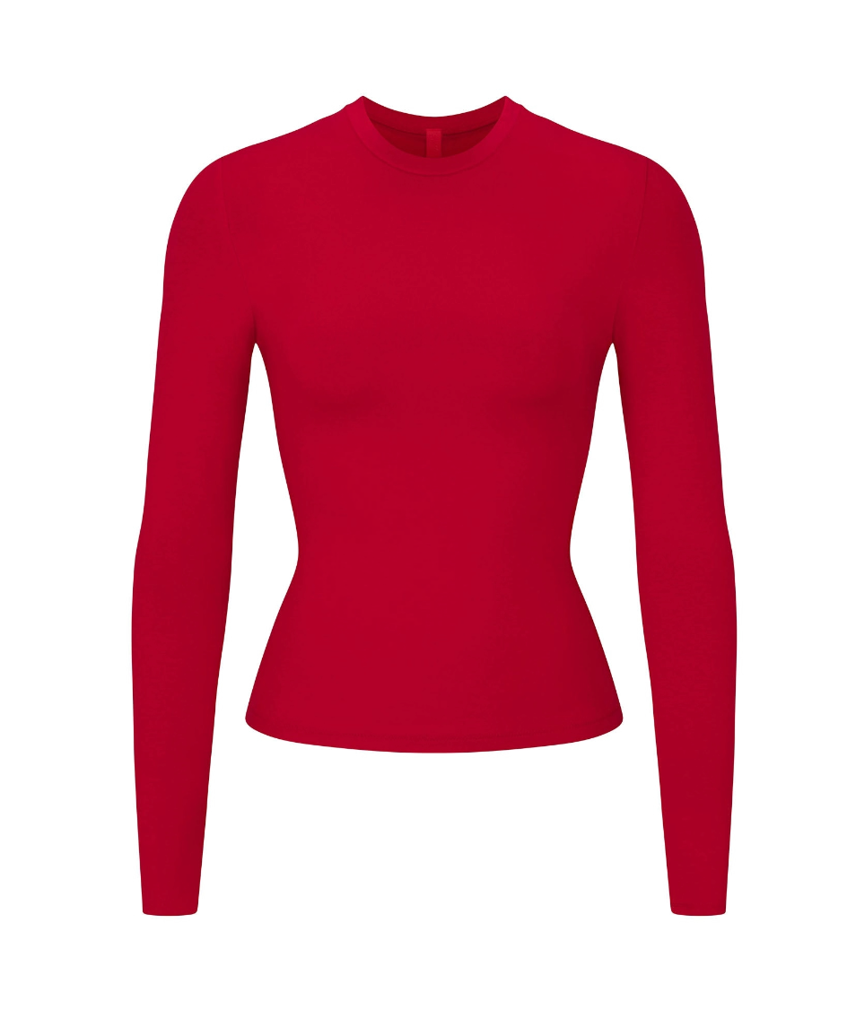 LONG SLEEVE T-SHIRT COTTON JERSEY
