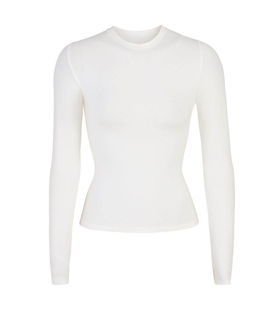 LONG SLEEVE T-SHIRT COTTON JERSEY