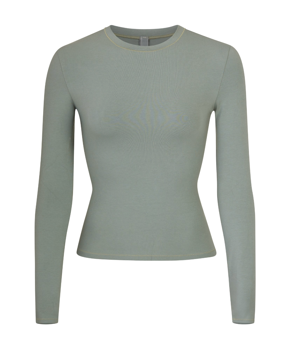 LONG SLEEVE T-SHIRT COTTON JERSEY