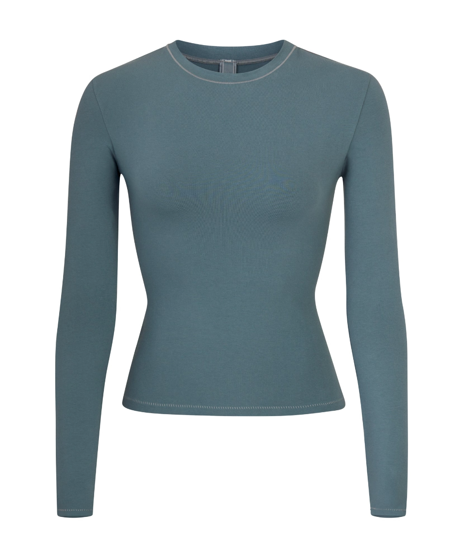 LONG SLEEVE T-SHIRT COTTON JERSEY