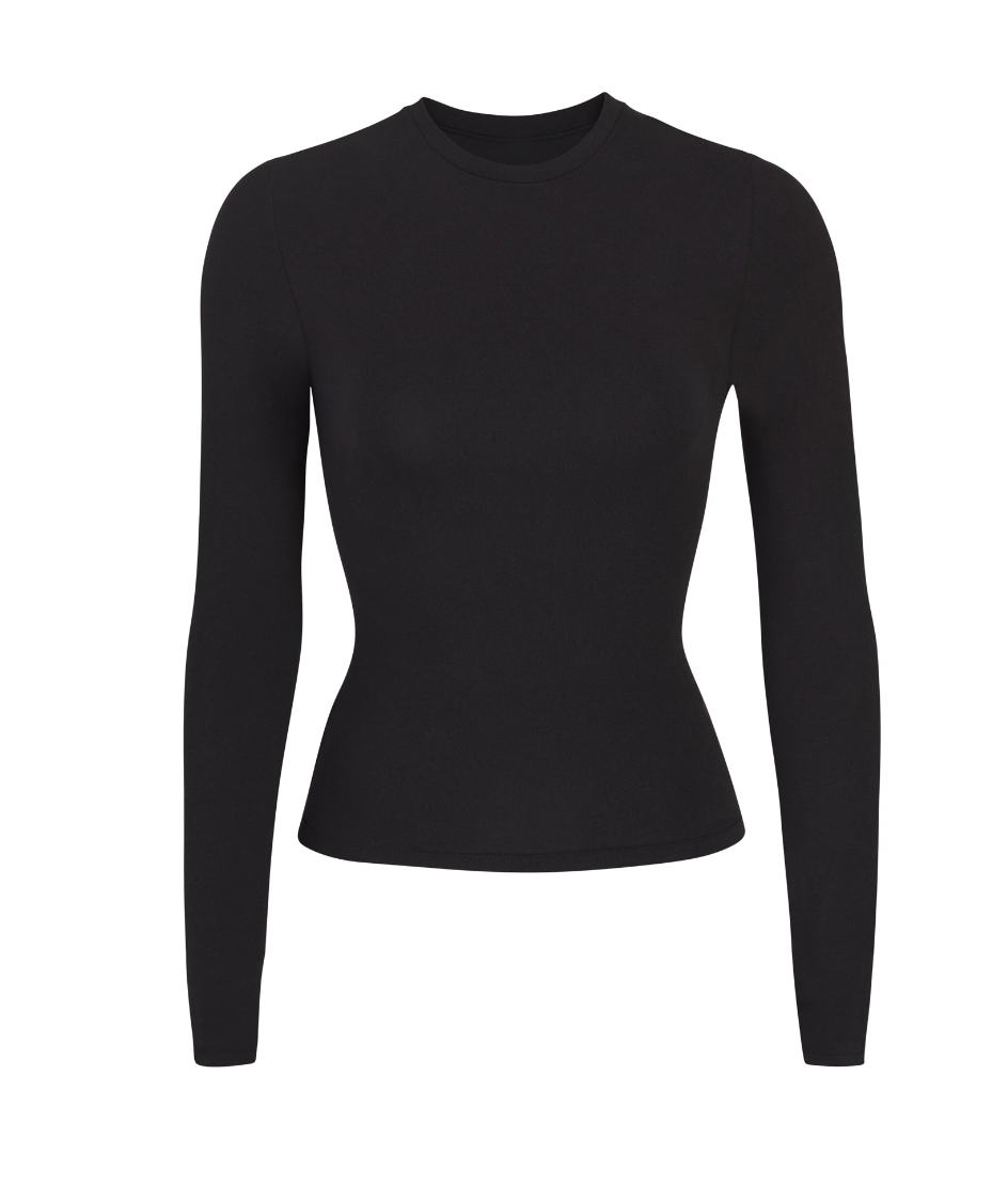 LONG SLEEVE T-SHIRT COTTON JERSEY