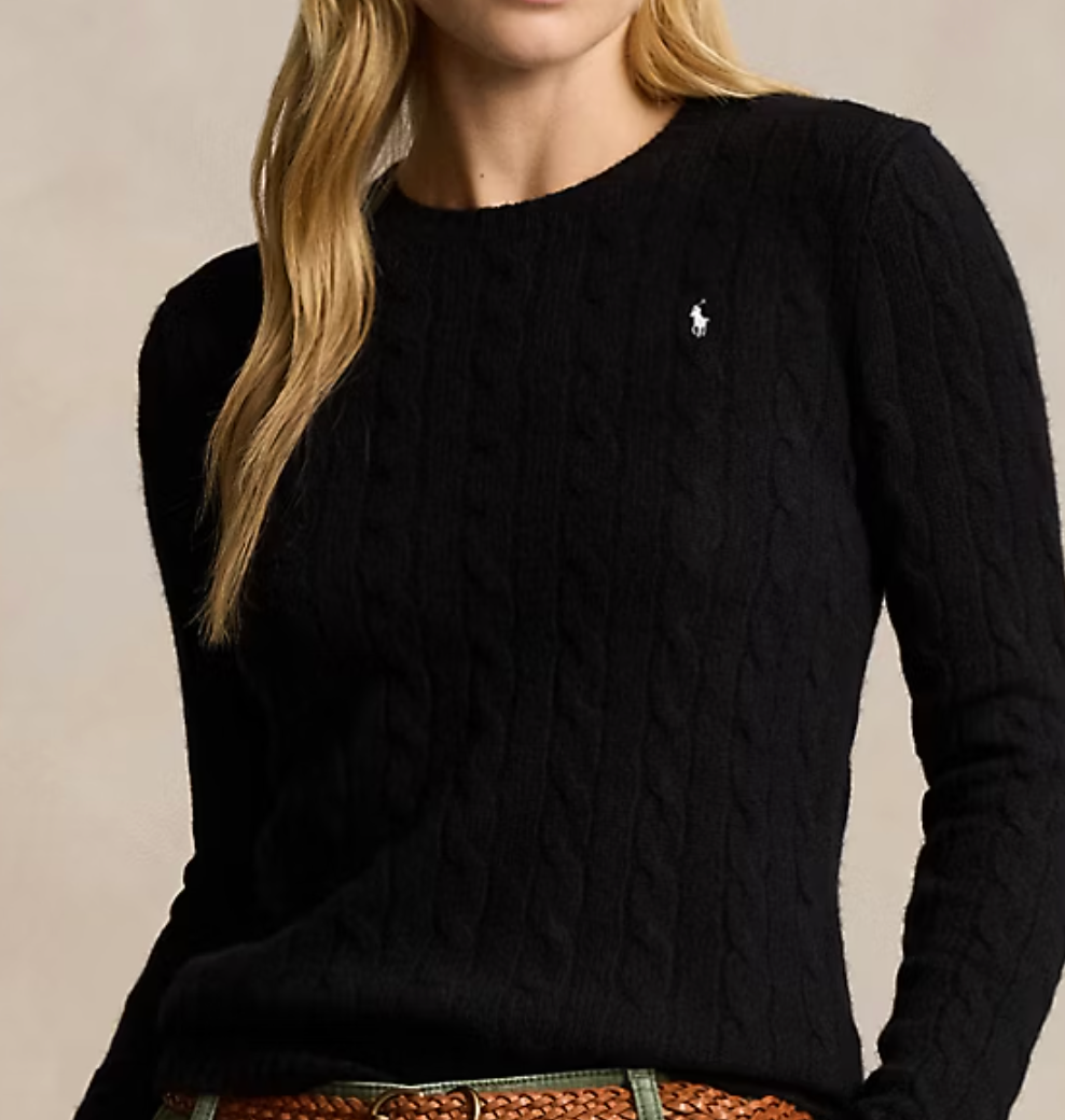 Cable-Knit Wool-Cashmere Sweater