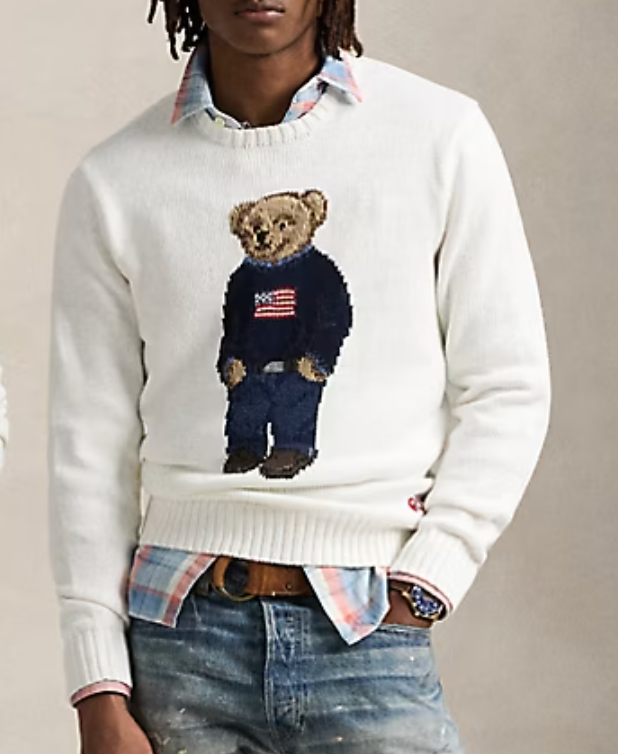 Polo Bear Cotton-Linen Sweater