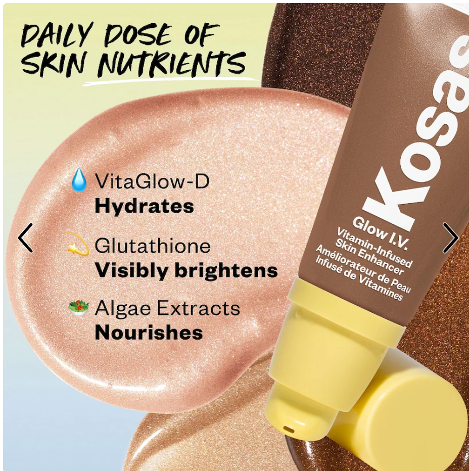 Kosas - Glow I.V. Vitamin-Infused Skin Illuminating Enhancer