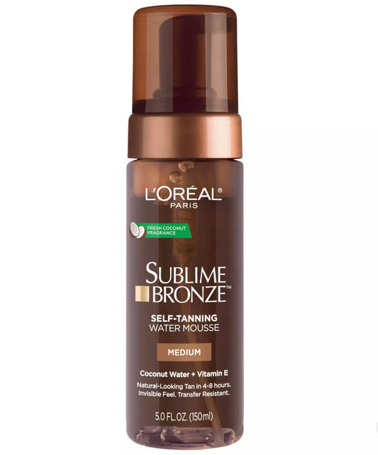 L'Oreal Paris Sublime Bronze Hydrating Self-Tanning Water Mousse - 5 fl oz