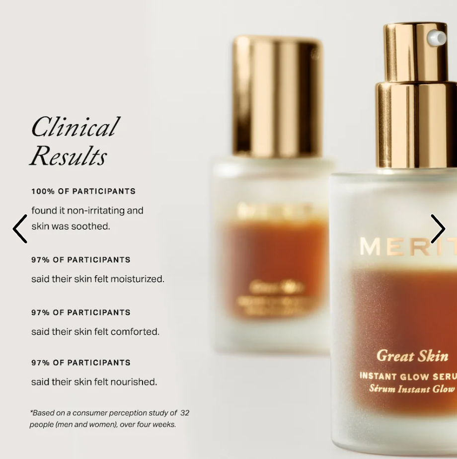 MERIT - Great Skin Instant Glow Serum with Niacinamide and Hyaluronic Acid