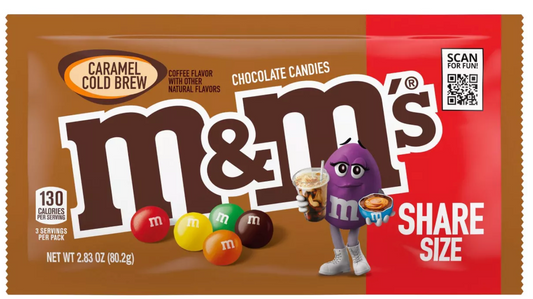 M&M's Caramel Cold Brew Shareable Size - 2.83oz