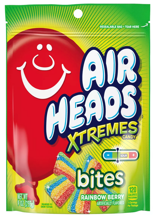 Airheads Xtreme Rainbow Berry Bites Candy - 9oz