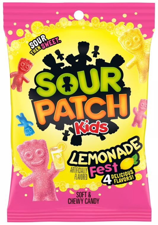 Sour Patch Kids Lemonade Fest Chewy Candy - 8oz