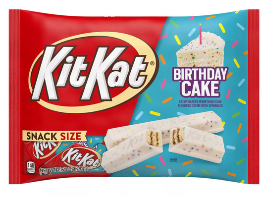Kit Kat Birthday Cake Snack Size Candy - 10.29oz