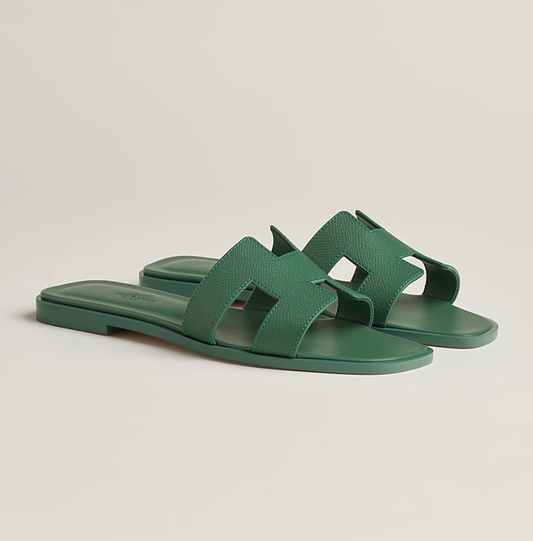 Oran sandal - vert lierre