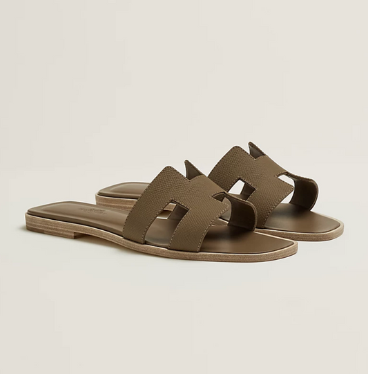 Oran sandal - étoupe