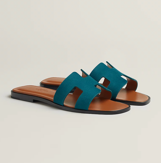 Oran sandal - vert mousse