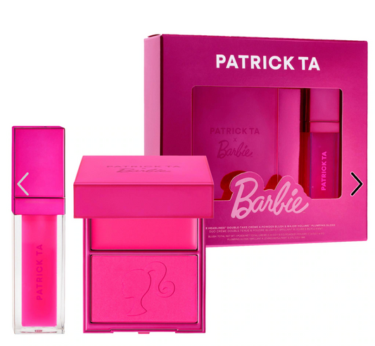 Patrick Ta x Barbie™ Blush Duo and Lip Plumper Set