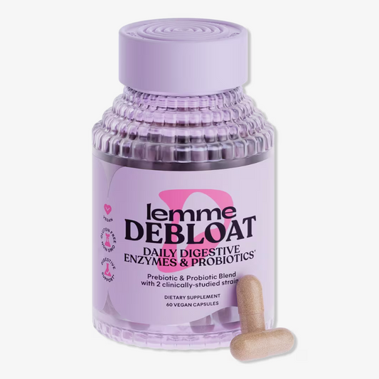 Lemme Debloat: Digestive Probiotic & Multi-Enzyme Capsules