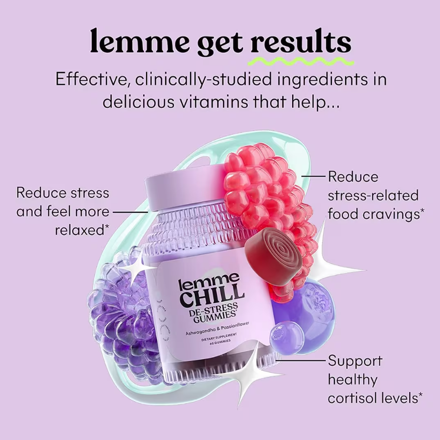 Lemme Chill: De-Stress Gummies