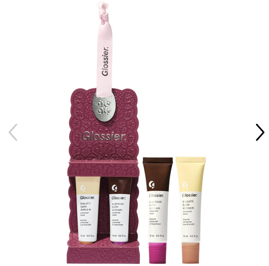 Glossier Limited Edition Biscotti and Espresso Balm Dotcom Duo