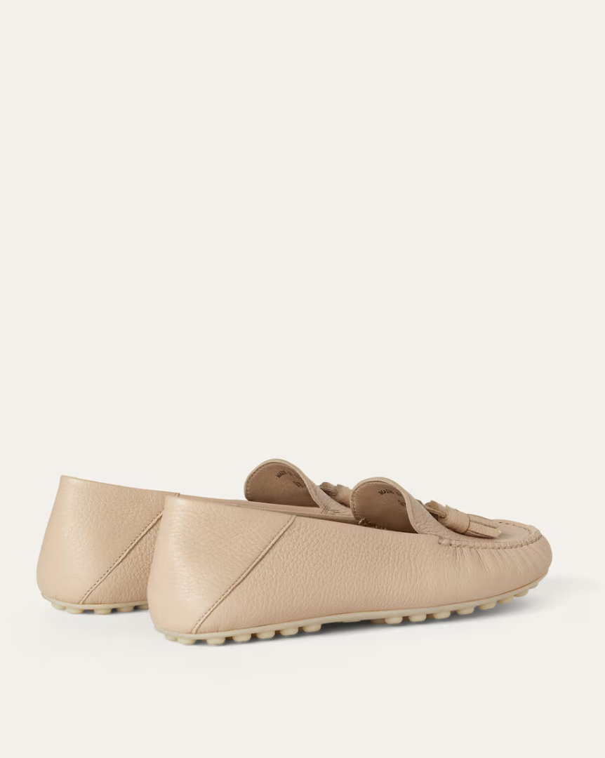 Dot Sole Walk Loafers -  Natural Light Camel