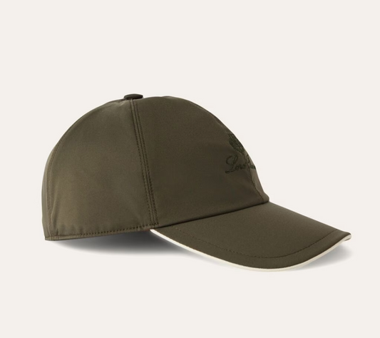 Baseball Cap - Dark Military Green/Ivory