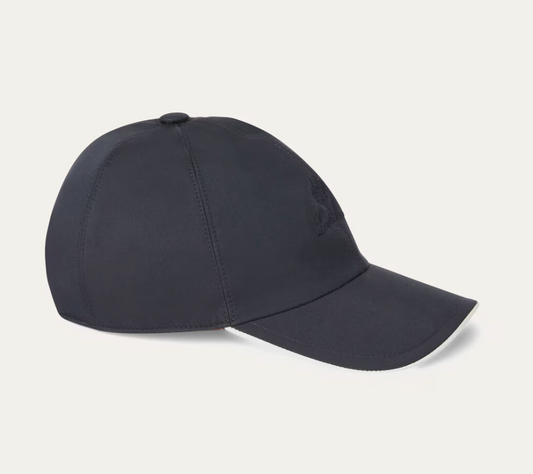 Baseball Cap - Tonal Navy Blue/Ivory
