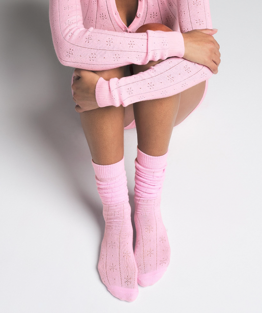 SWEATER POINTELLE SOCK