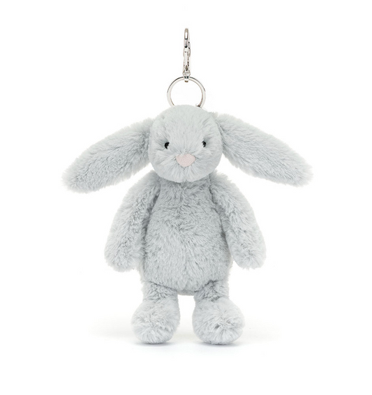 Bashful Silver Bunny Bag Charm