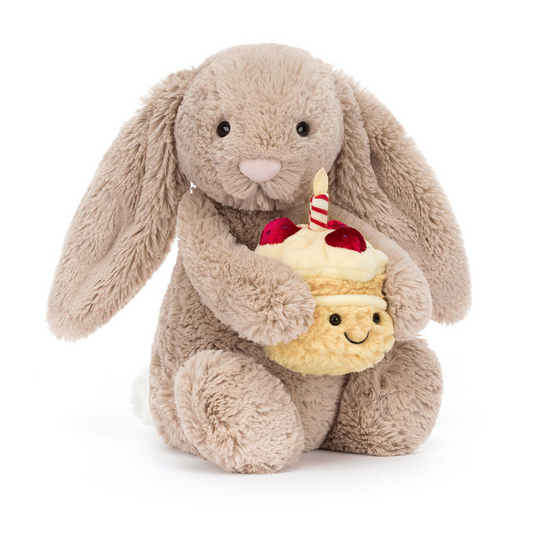 Bashful Beige Bunny 'Birthday'