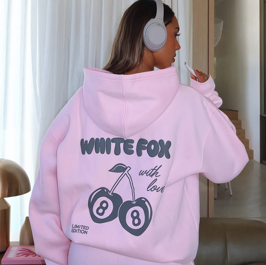 With Love In The Moment Oversized Hoodie Pink