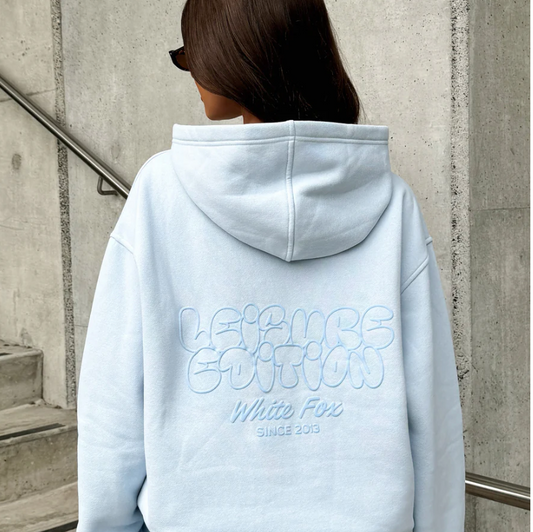 Leisure Edition Oversized Hoodie Baby Blue