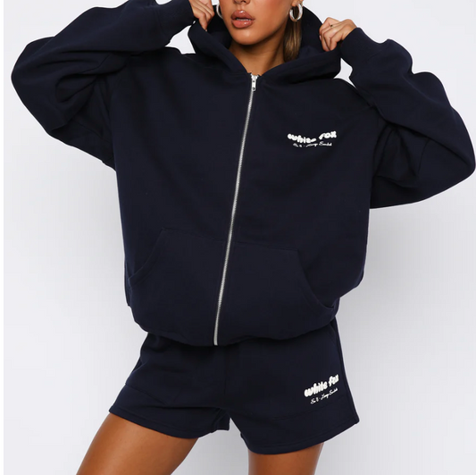 Era 8 Zip Front Hoodie Nautical