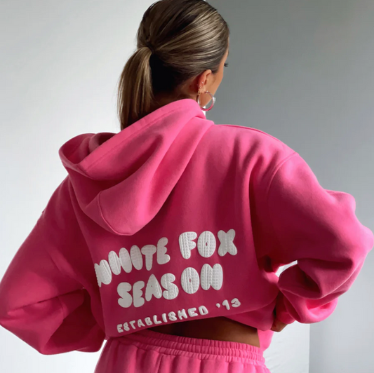 The Main Season Oversized Hoodie Hot Pink