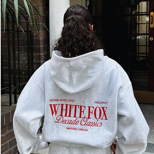 Decade Classics Essential Oversized Hoodie Grey Marle