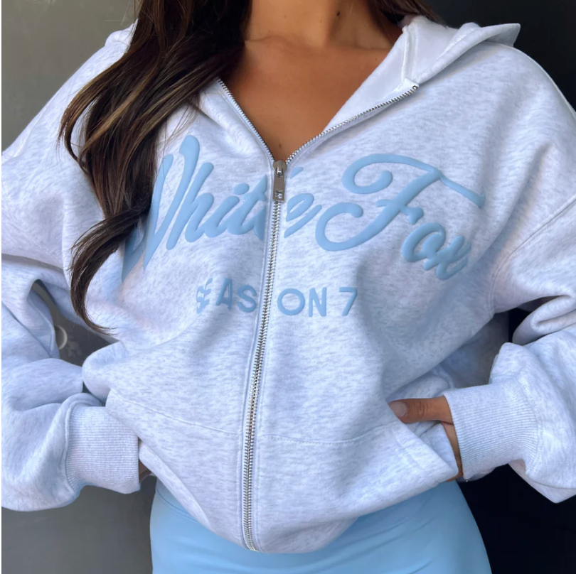 Season 7 Zip Front Hoodie Dawn
