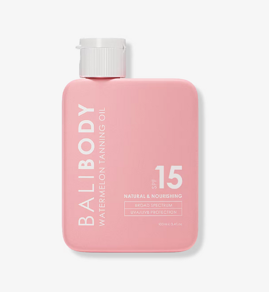 Bali Body Hydrating Natural Watermelon Tanning Oil SPF15