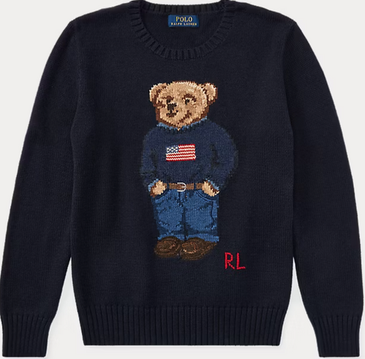 Polo Bear Cotton Sweater - Boys