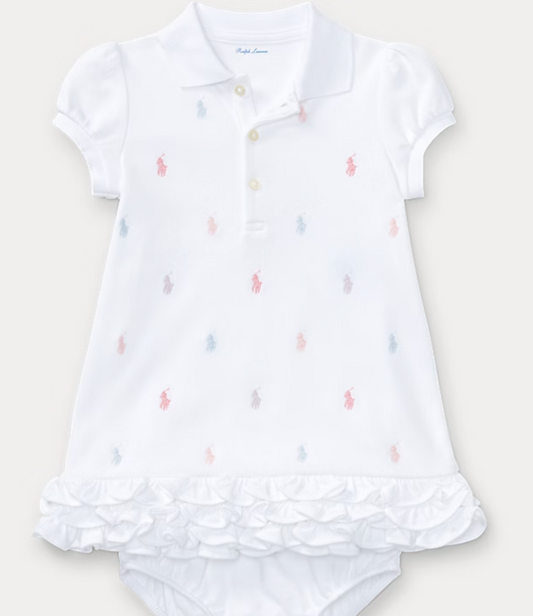 Ruffled Polo Dress & Bloomer - Baby