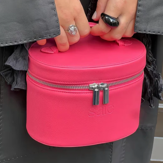 Saie Mini Vanity Case - Hot Pink